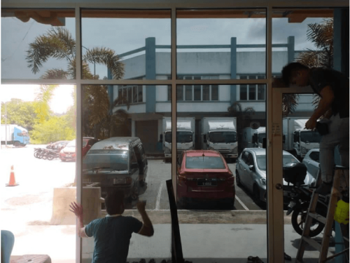 TINTED SOLAR TINT FILM FLORA DAMANSARA