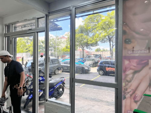 TINTED SOLAR TINT FILM TAMAN PARAMOUNT